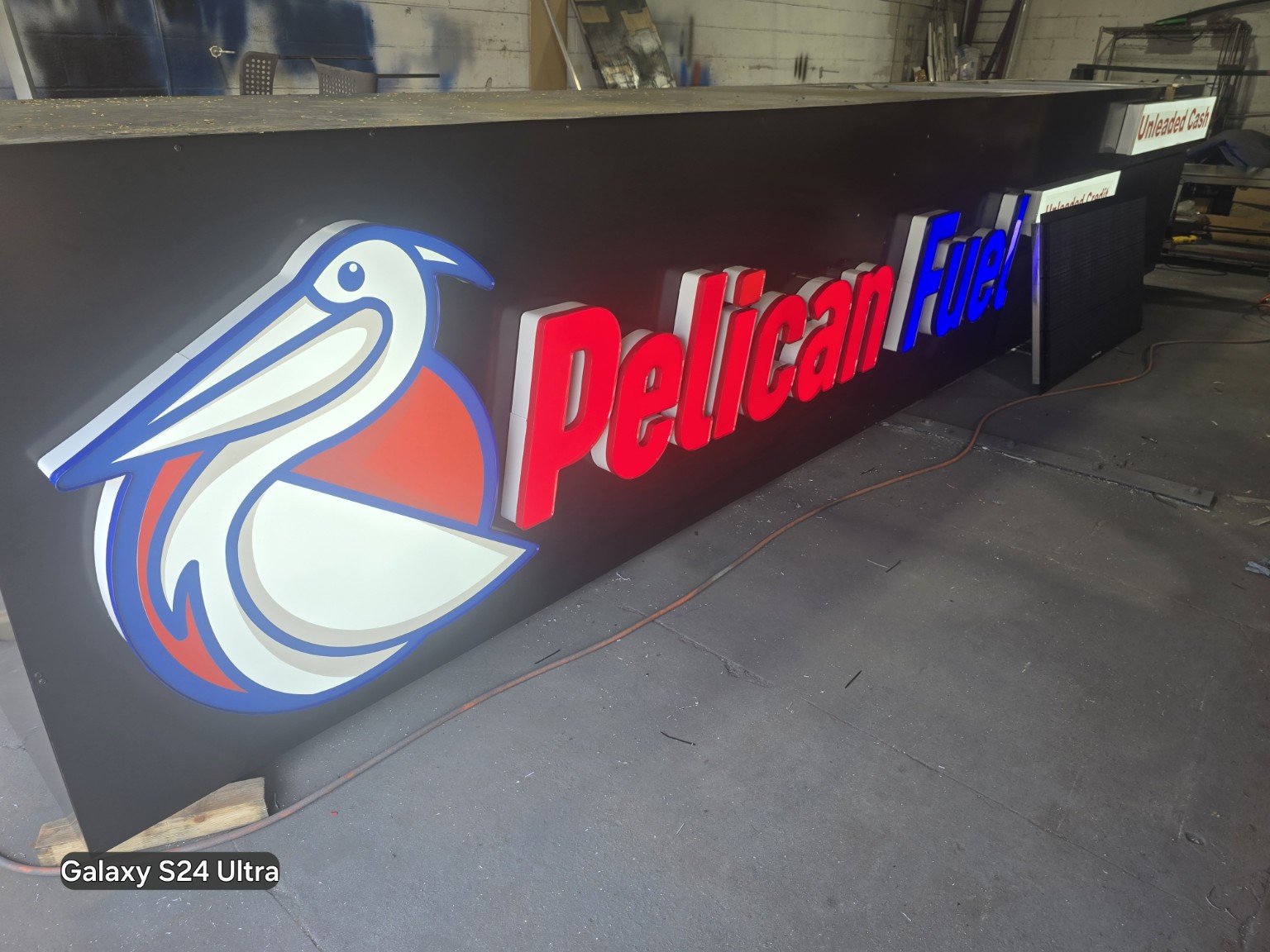 Gas station sign project